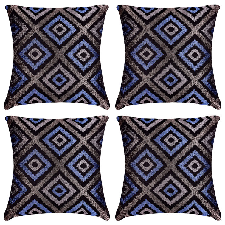 Akeba Embroidered Indoor Outdoor Pillow Cover